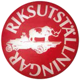Noshörningen – Riksutställningars första logotype. Riksutställningars fotoarkiv