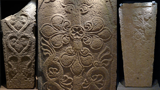 Vilken innebörd hade de medeltida liljestenarna? Museet presenterar olika teorier.