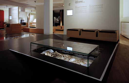 En vikingakvinnas grav. Foto Islands nationalmuseum.