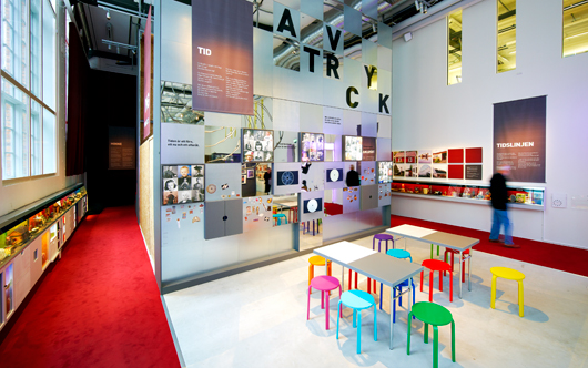 Utställningen Avtryck demonstrerar hur man kan organisera tidens kaos till en färgstark och pedagogisk helhet.
