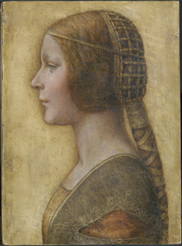 Lika vacker som Mona-Lisa eller rentav vackrare? "La bella principessa" är i alla händelser ett utsökt konstverk.